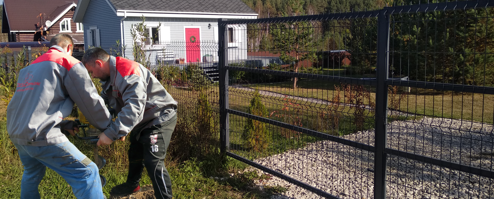 Заборы из профнастила 